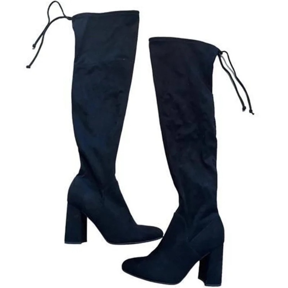 Unisa Thigh High Fabric Heeled Boots